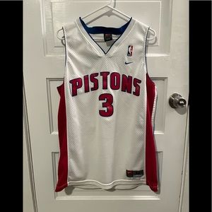 Vintage Ben Wallace Detroit Pistons Nike Jersey NBA